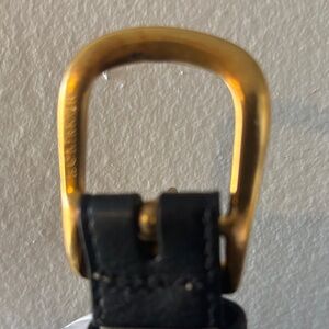 H C Kirk Jr Elegant Black and Gold Men's Bag